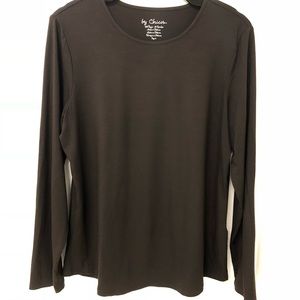 Brown Chico’s long sleeve tee